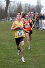 Lewis Hogg in the Under-20 Men, McCain Inter Counties Cross Country, Cofton Park, Birmingham.